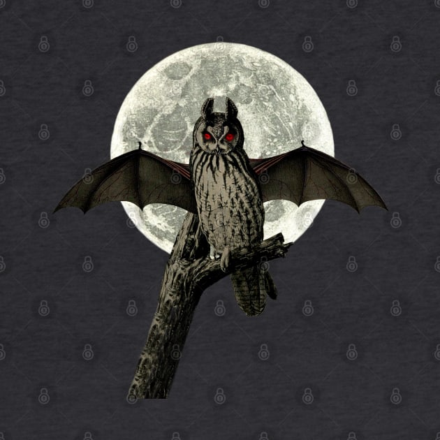 Mothman Creepture by Black Rabbit Curiosities 